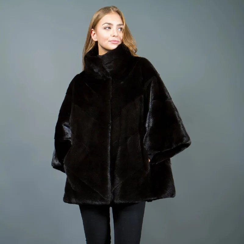 Mink Fur Poncho luxury