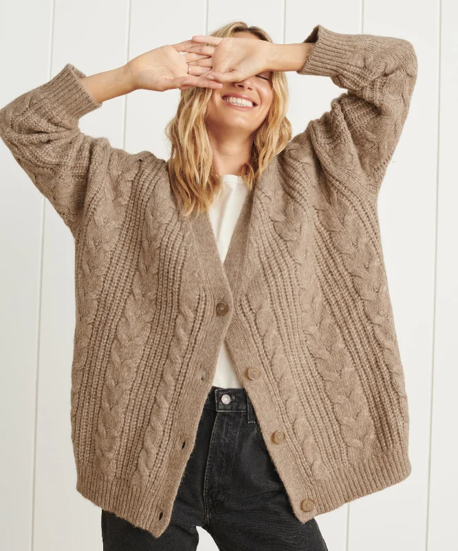 Cable Cocoon Cardigan