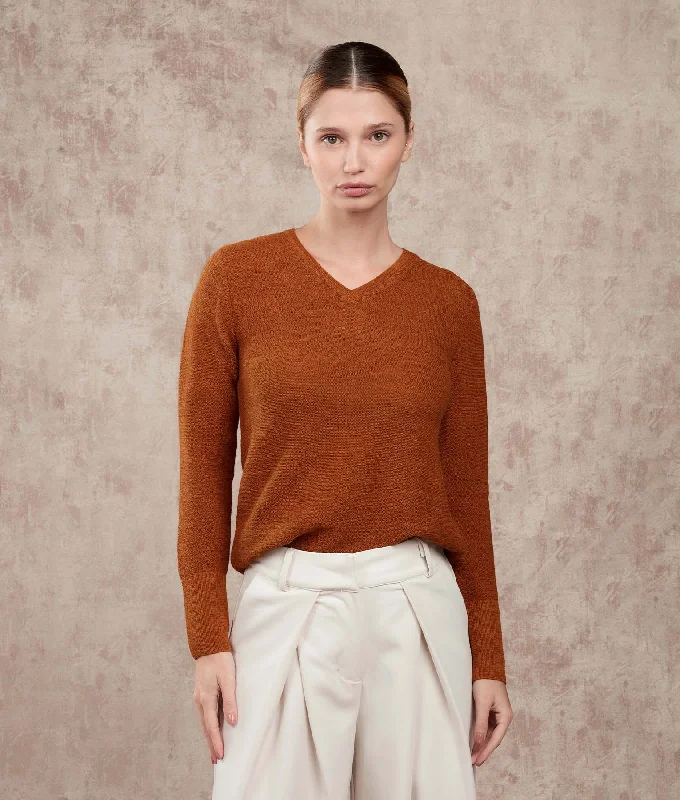 Links Basic Vee Sweater