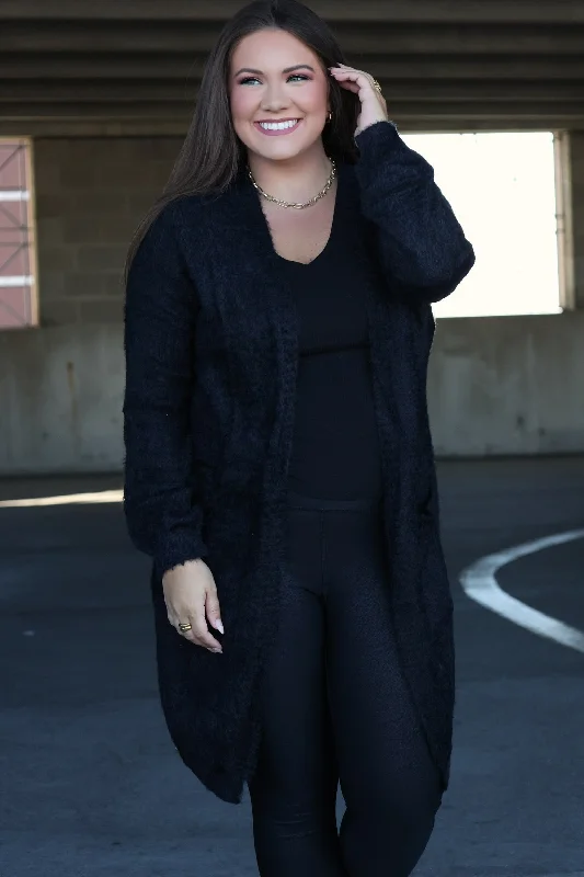 Sweetest Thing Cardigan - Black (FINAL SALE)