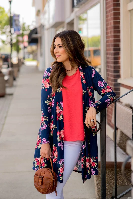 Roses Tunic Cardigan