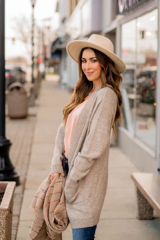 Thick Basic Duster Cardigan