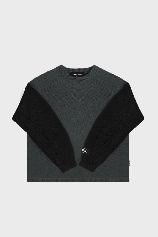 ZINC "GRAYSCALE" KNITTED CREWNECK