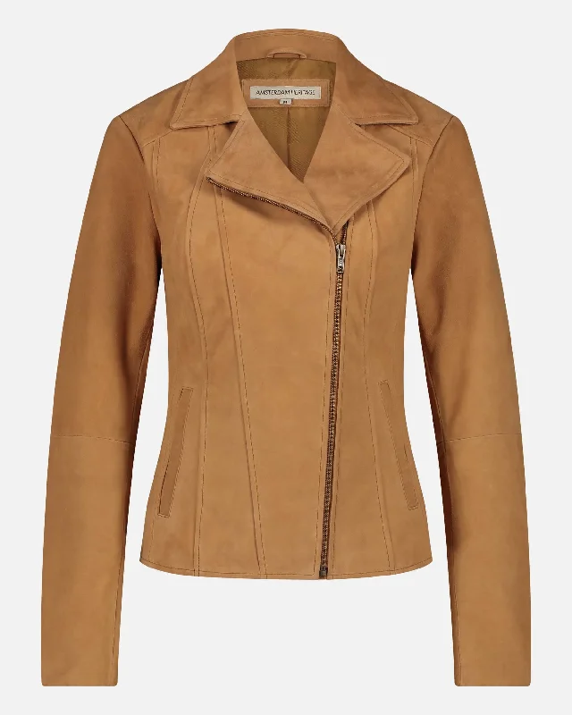 Garcia | Suede Moto Leather Jacket