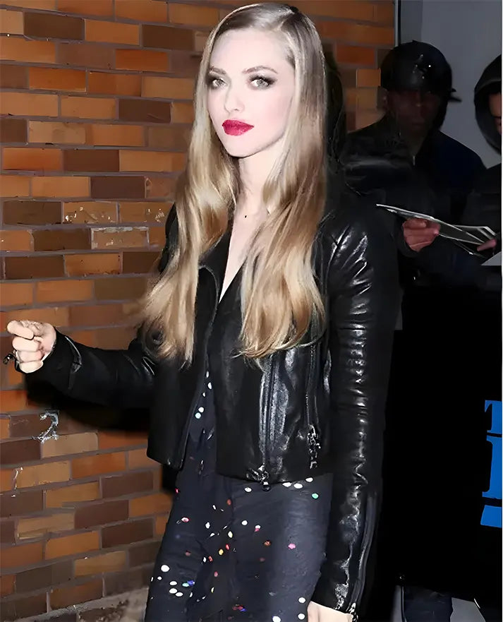 Amanda Seyfried Leather Jacket