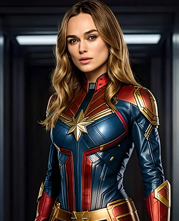 Avengers Endgame Captain Marvel Leather Jacket