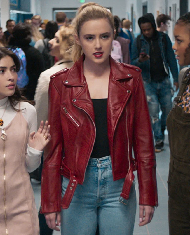 Freaky Millie Red Leather Jacket