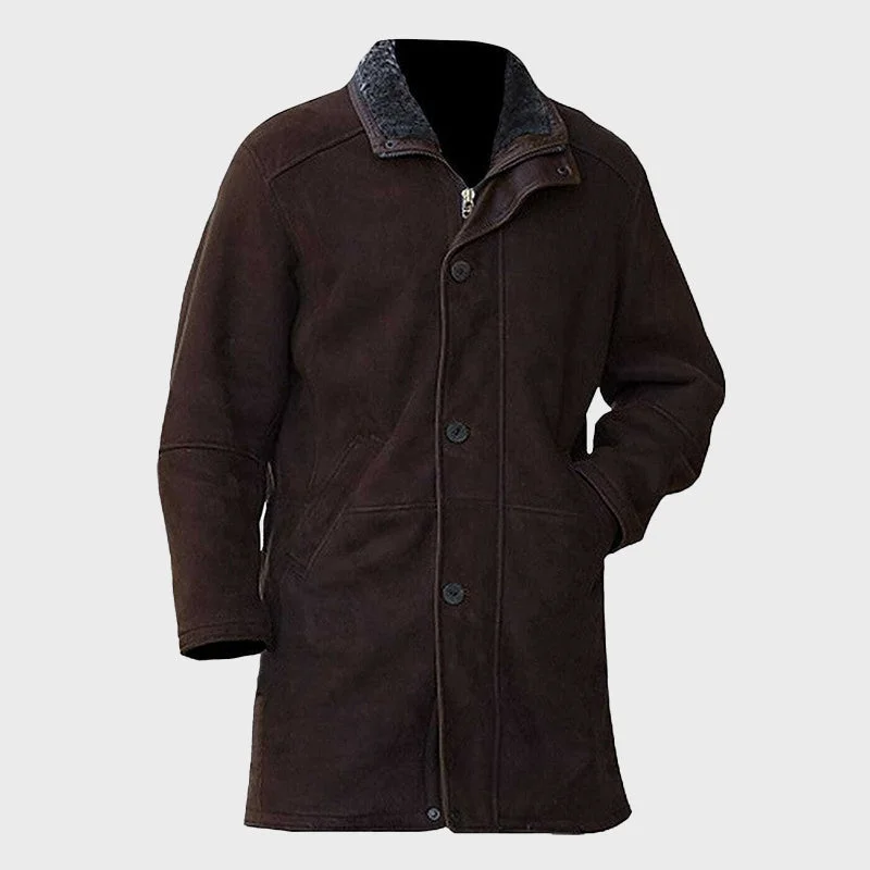 Robert Taylor Longmire Sheriff Suede Coat