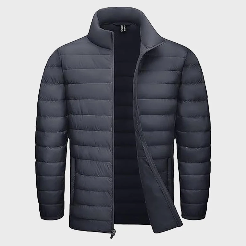 Men's Insulated Black Puffer Jacket