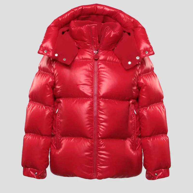 Men's Red Puffer Down Jacket