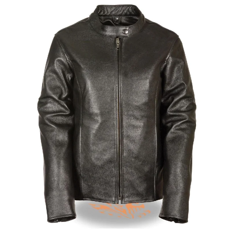 Milwaukee Leather LKL2720 Women's Black Classic Side Lace Leather Motorcycle Jacket Milwaukee Leather LKL2720 Women's Black Classic Side Lace Leather Motorcycle Jacket