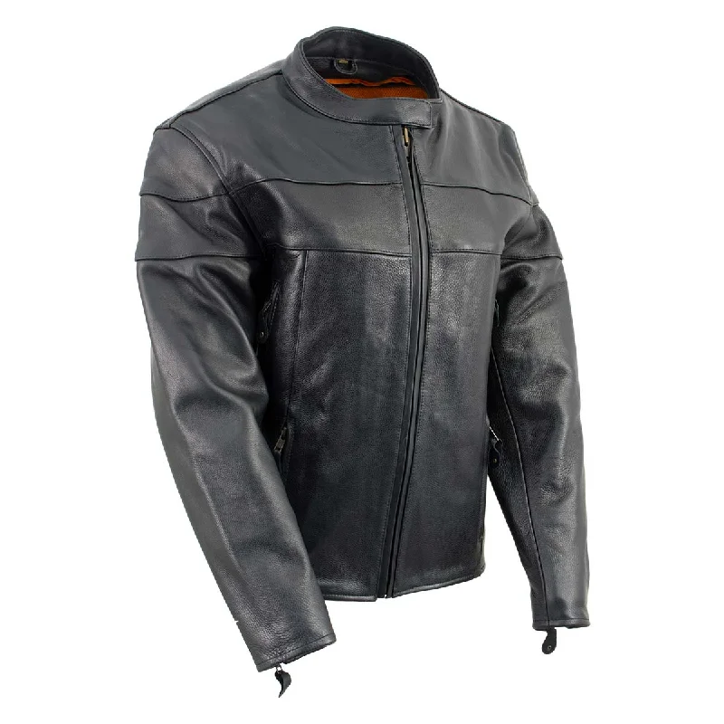 Milwaukee Leather XS7083 Women's Black ‘Euro Racing’ Vented Leather Jacket with Side Stretch Milwaukee Leather XS7083 Women's Black ‘Euro Racing’ Vented Leather Jacket with Side Stretch