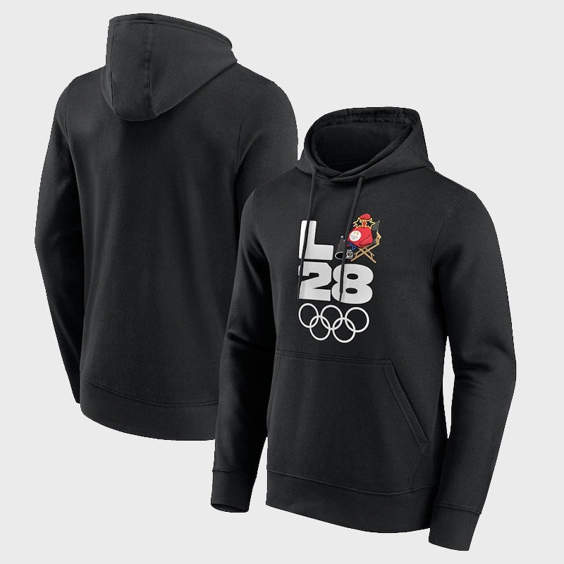 Olympics x LA28 Black Pullover Hoodie