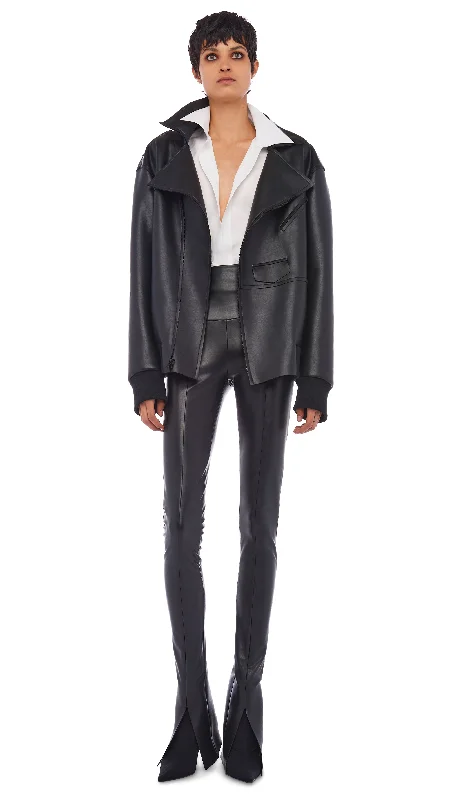 OVERSIZED MOTO JACKET