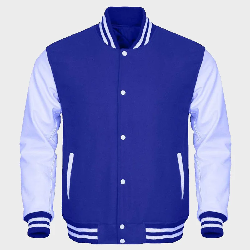 Royal Blue Varsity Jacket Womens