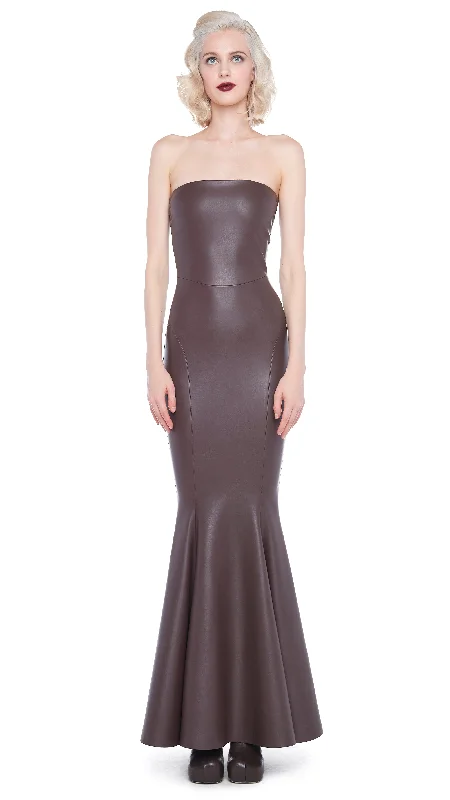 STRAPLESS FISHTAIL GOWN