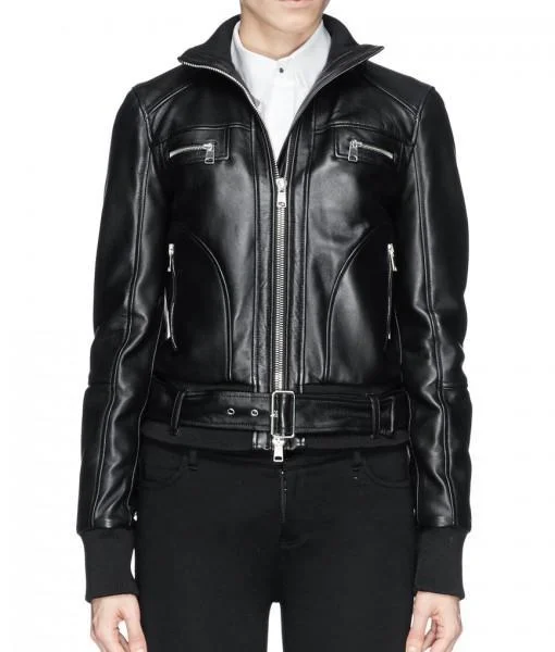 Super Bizco Women Bomber Leather Jackets