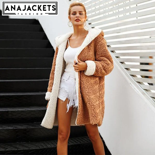 Winter Women Soft Fur Jacket Coat