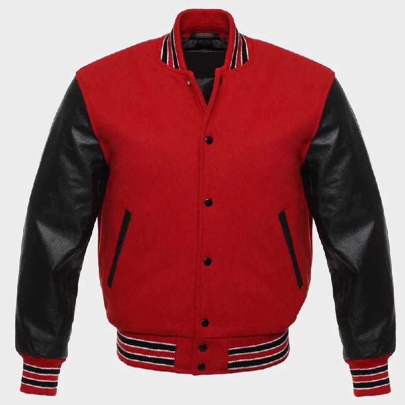 Womens Varsity Jacket Red