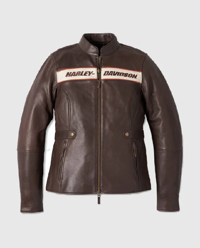 Women's Harley Davidson Victory Lane Leather Jacket