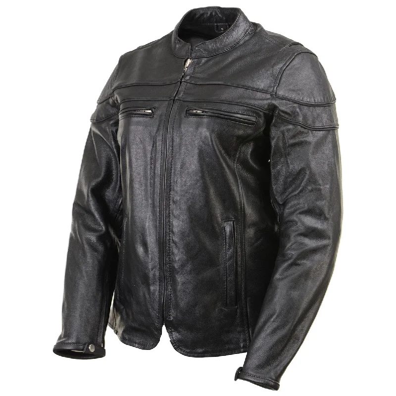Xelement XS6332 Women's 'Road Queen' Black Premium Leather Motorcycle Rider Jacket with X-Armor Protection Xelement XS6332 Women's 'Road Queen' Black Premium Leather Motorcycle Rider Jacket with X-Armor Protection
